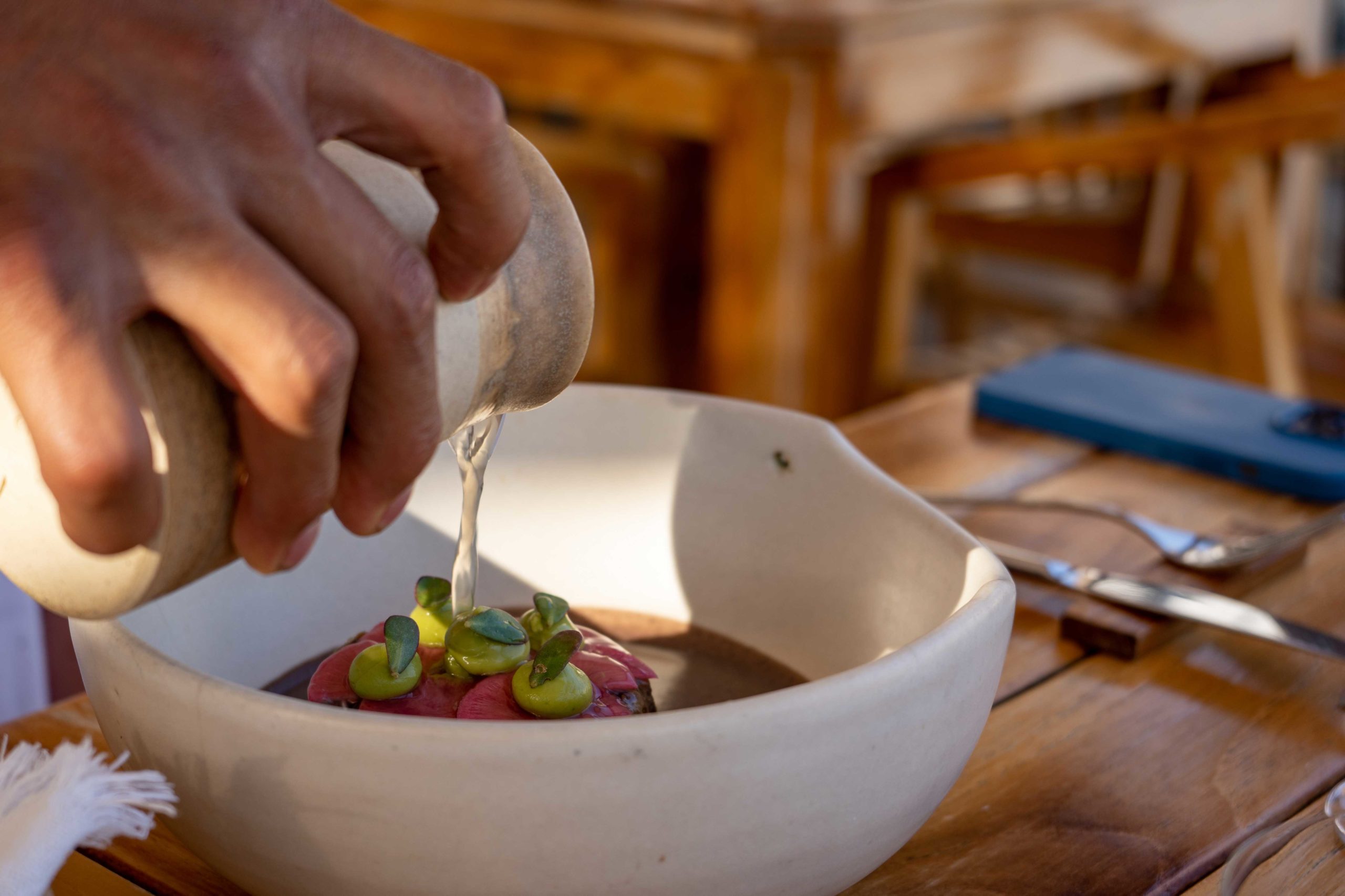 Bean soup from Oaxaca